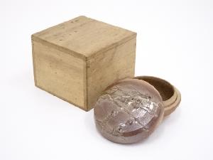 自然釉香合